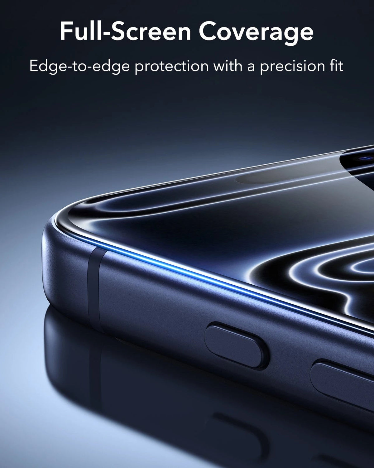 ESR iPhone 18 Pro Max Armorite Tempered Glass Screen Protecor Full-Screen Coverage