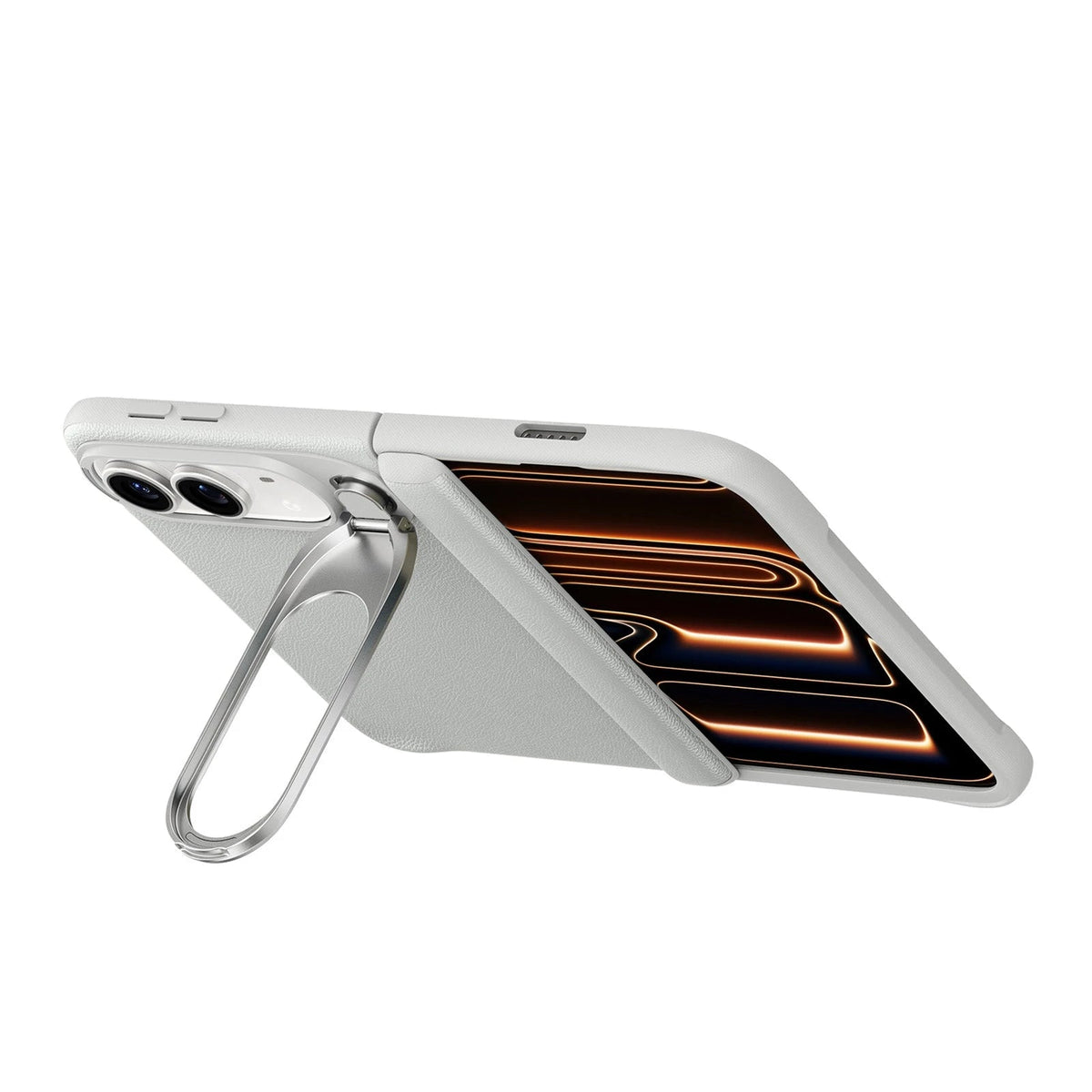 iPhone Duo Atelier Magnetic Case with Flex Stand - Light Gray ESR ESR