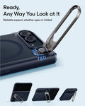 Frosted Blue  iPhone 18 Pro Max Magsafe Slim Phone Case with Stand Ready,Any Way You Look at It