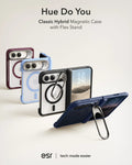 Clear Black iPhone Duo Magsafe Slim Phone Case with Stand Hue Do You