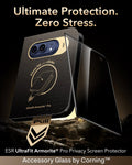 esr iPhone Duo Corning Glass Privacy Screen Protector Ultimate Protection. 
Zero Stress.