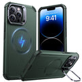 iPhone 14 Pro Cyber Tough Magnetic Case (Stash Stand) - Green ESR ESR
