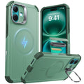 iPhone 16 Cyber Tough Magnetic Case (Camera Control, Stash Stand) - Light Green ESR ESR
