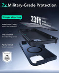 iPhone 13 Pro Max Cyber Tough Magnetic Case (Stash Stand) - Dark Blue ESR ESR
