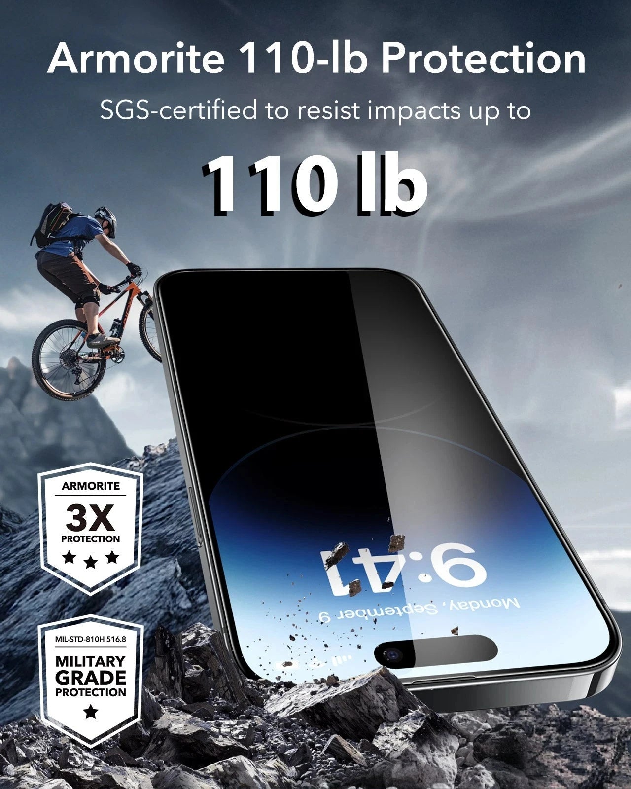 iPhone 14 Pro UltraFit Armorite Privacy Screen Protector - 3 Pack（复制） ESR ESR