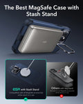 iPhone 14 Pro Cyber Tough Magnetic Case (Stash Stand) - Dark Blue ESR ESR