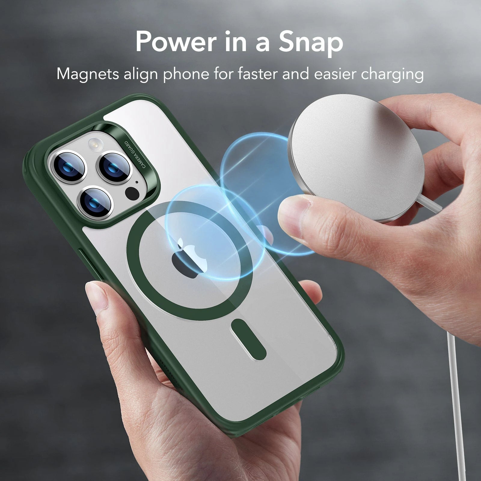 iPhone 14 Pro Max Classic Hybrid Case (HaloLock) - Clear Green ESR ESR