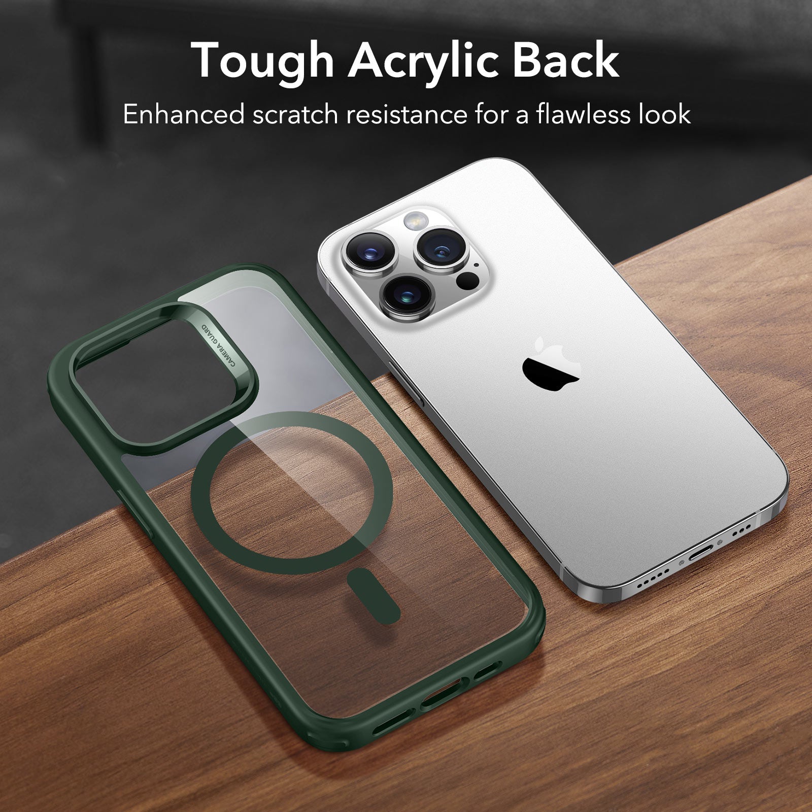 iPhone 14 Pro Max Classic Hybrid Case (HaloLock) - Clear Green ESR ESR