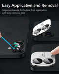 iPhone 16 Classic Hybrid Magnetic Case (Camera Control, Stash Stand) & Privacy Screen Protector Bundle - Clear ESR ESR