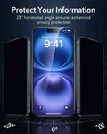 iPhone 16 Classic Hybrid Magnetic Case (Camera Control, Stash Stand) & Privacy Screen Protector Bundle - Clear ESR ESR