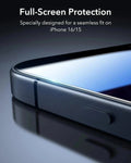 iPhone 16 Classic Hybrid Magnetic Case (Camera Control) & Privacy Screen Protector Bundle - Clear ESR ESR