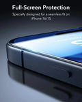 iPhone 16 Classic Hybrid Magnetic Case (Camera Control) & Screen Protection Bundle - Clear ESR ESR
