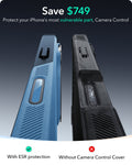 iPhone 16 Cyber Tough Magnetic Case (Camera Control, Stash Stand) - Light Blue ESR ESR