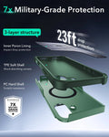 iPhone 16 Cyber Tough Magnetic Case (Camera Control, Stash Stand) - Light Green ESR ESR