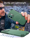 iPhone 16 Cyber Tough Magnetic Case (Camera Control, Stash Stand) - Light Green ESR ESR