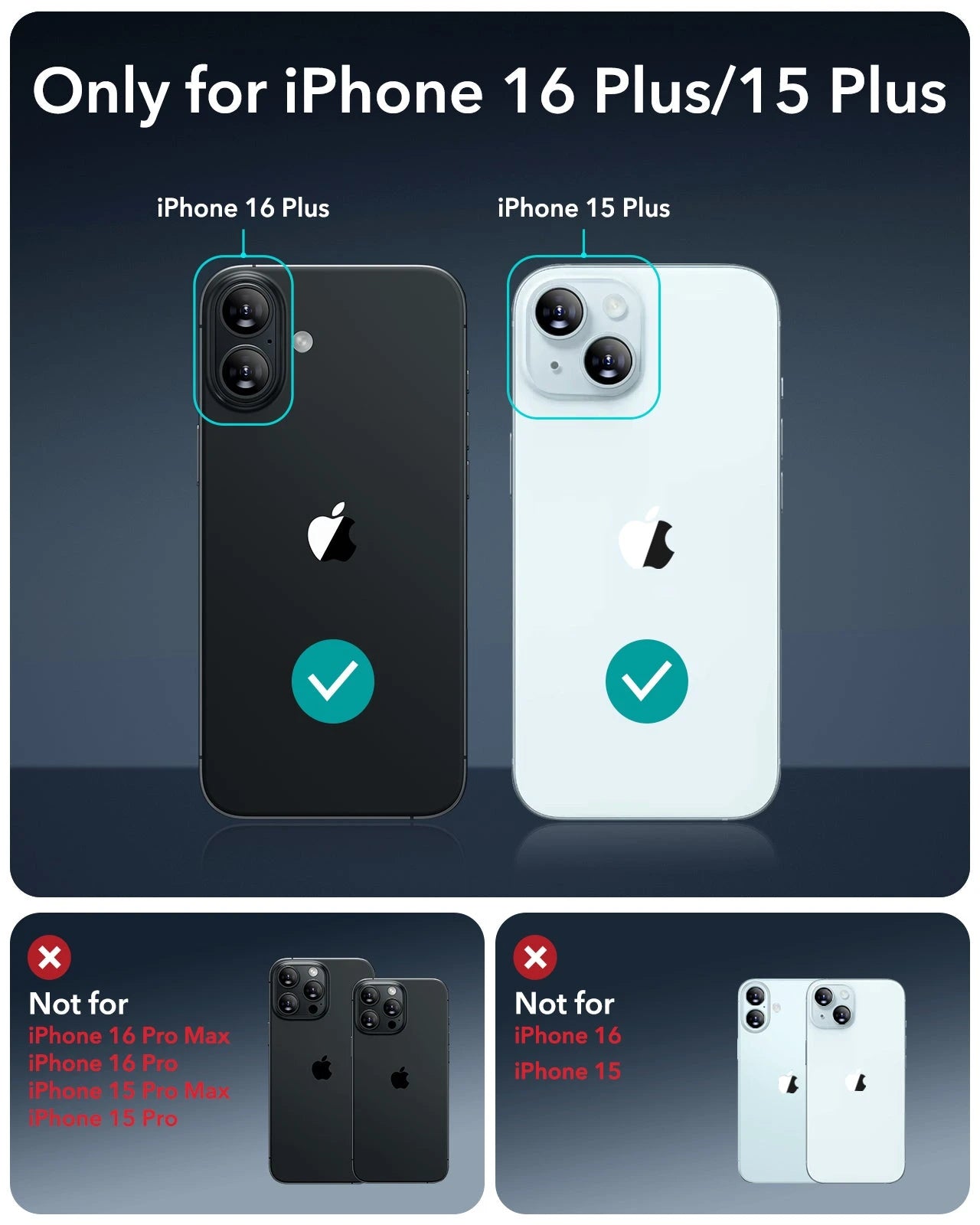 iPhone 16 Plus/15 Plus UltraFit Armorite Privacy Screen Protector - 3 Pack ESR ESR