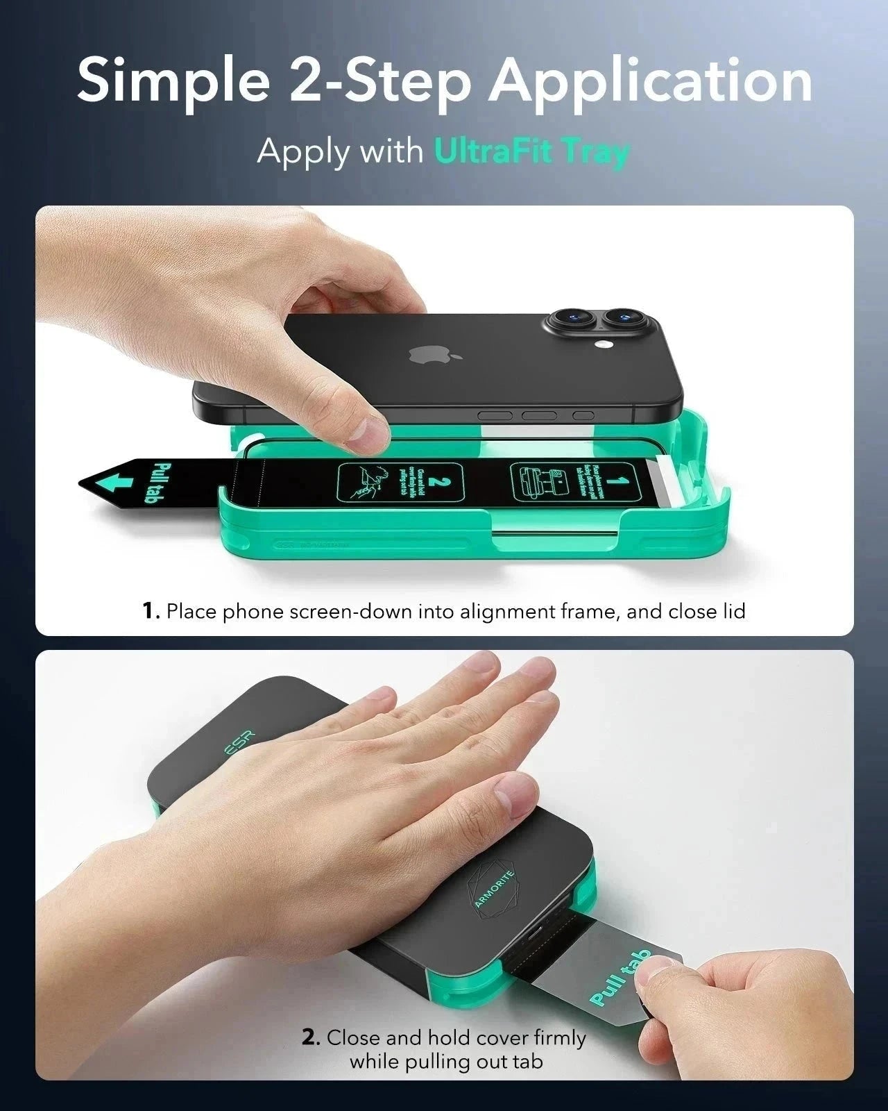 iPhone 16 Plus HaloLock Classic Hybrid Case Protection Bundle (Camera Control, Stash Stand) - Clear ESR ESR