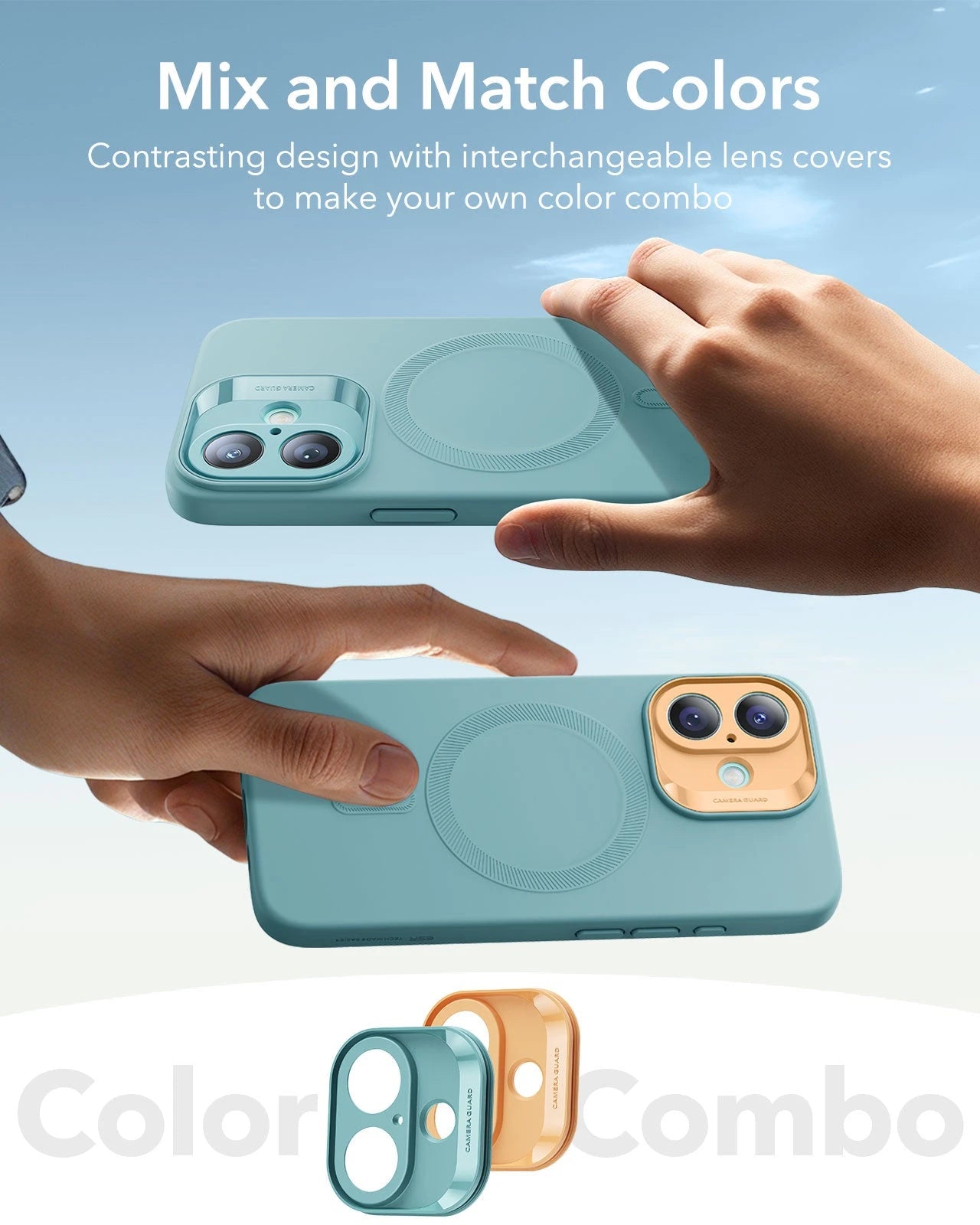 iPhone 16 Plus Cloud Soft Magnetic Case (Camera Control) - Teal ESR ESR