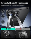 iPhone 16 Pro Classic Hybrid Magnetic Case (Camera Control, Stash Stand) & Privacy Screen Protector Bundle - Clear ESR ESR