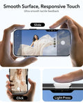 iPhone 16 Pro Classic Hybrid Magnetic Case (Camera Control, Stash Stand) & Privacy Screen Protector Bundle - Clear ESR ESR