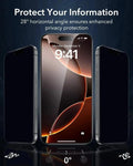 iPhone 16 Pro Classic Hybrid Magnetic Case (Camera Control, Stash Stand) & Privacy Screen Protector Bundle - Clear ESR ESR