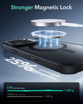 iPhone 16 Pro Max Armor Tough Magnetic Case (Camera Control, Stash Stand) - Frosted Black ESR ESR
