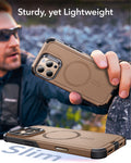 iPhone 16 Pro Max Cyber Tough Magnetic Case (Camera Control, Stash Stand) - Desert Titanium ESR ESR