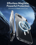 iPhone 16e HaloLock Classic Hybrid Case Privacy Protection Bundle - Frosted Black ESR ESR