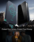 iPhone 16e HaloLock Classic Hybrid Case Privacy Protection Bundle - Frosted Black ESR ESR