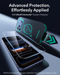 ESR iPhone 18 Pro Max Armorite Tempered Glass Screen Protecor Advanced Protection,  Effortlessly Applied
