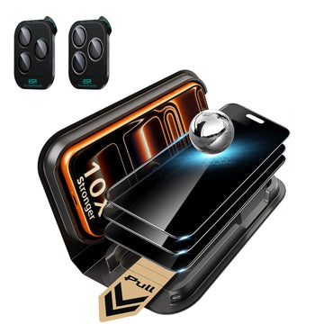 ESR iPhone 18 Pro Max Corning Glass Privacy Screen Protector with individual Camera Lens Protector