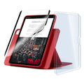 ipad air stand case with screen protector red