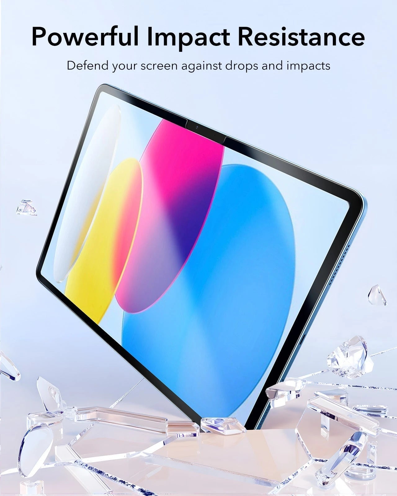 iPad 11" (A16, 2025) Paper-Feel Tempered-Glass Screen Protector Set - 2 Paper-Feel Tempered-Glass + 2 UltraFit Classic ESR ESR