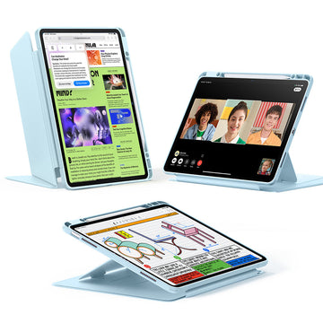 iPad Air 13" (2025) Flip Magnetic Case with Pencil Holder - Sky Blue ESR