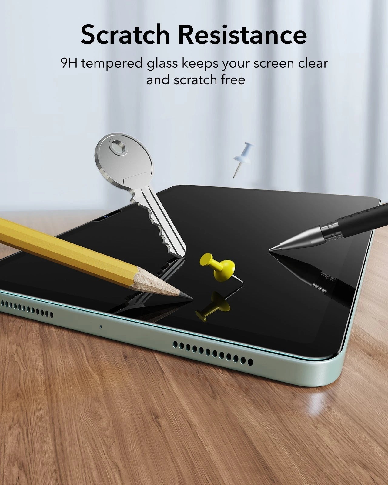 iPad Air 13" (2025) Paper-Feel Tempered-Glass Screen Protector Set - 2 Paper-Feel Tempered-Glass + 2 UltraFit Classic ESR ESR